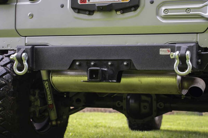 Jeep Wrangler Unlimited JLU Rear Bumper - Fishbone Offroad - Bumper Delete - Black - `18-`27